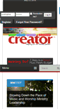 Mobile Screenshot of creatormagazine.com